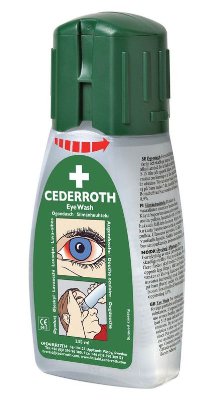 Cederroth Silmänhuuhtelupullo 235ml taskumalli