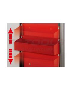 [102106R] Force Spray can holder for tool trolley, Red