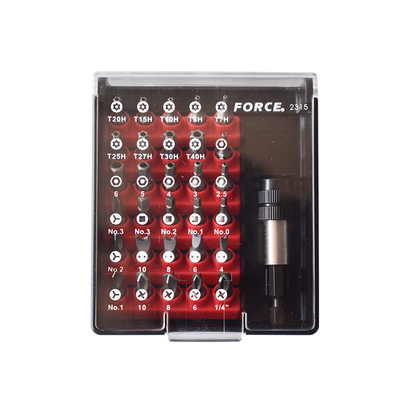 [2315] Force Safety screw bit set 1/4", 31 pieces