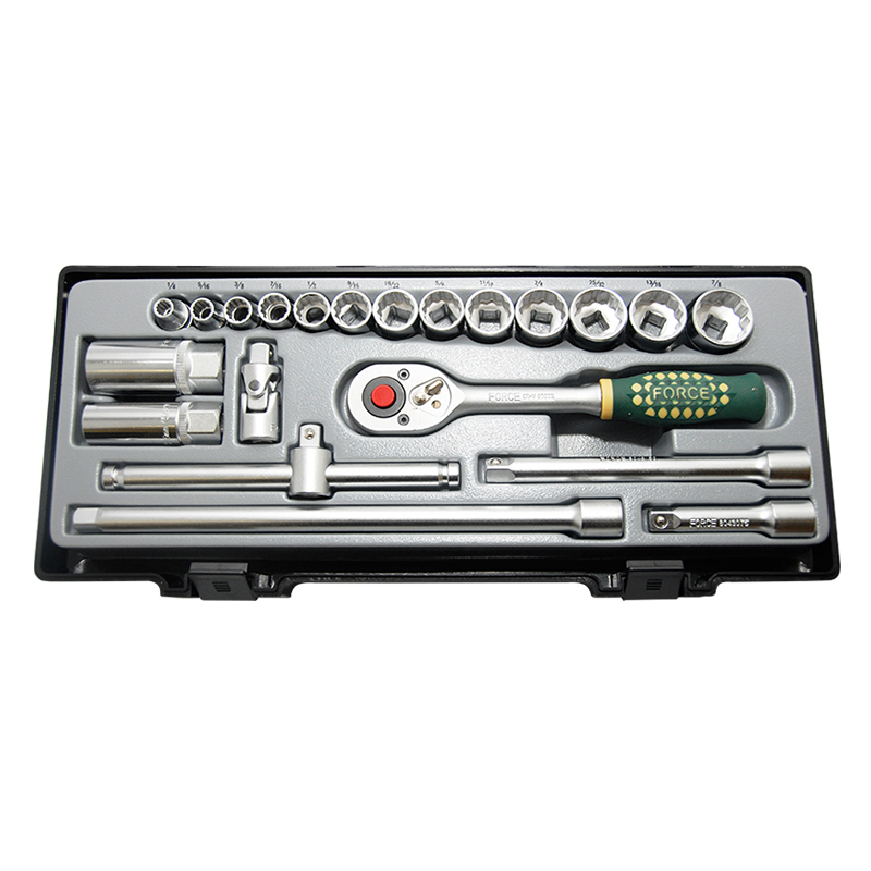 [3212] Force Hylsysarja 3/8", 1/4"-7/8", 21-osaa
