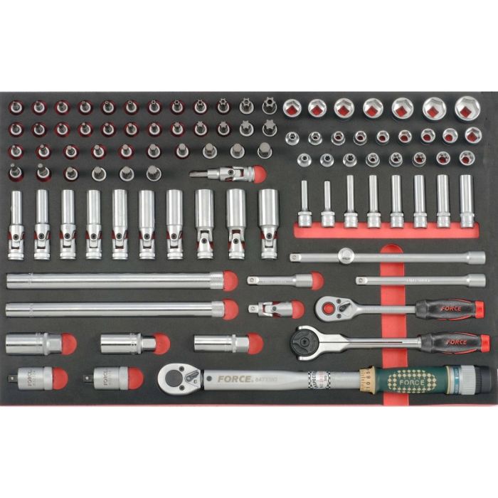 [3981] Force Foam Hylsysarja 3/8", 98-osaa