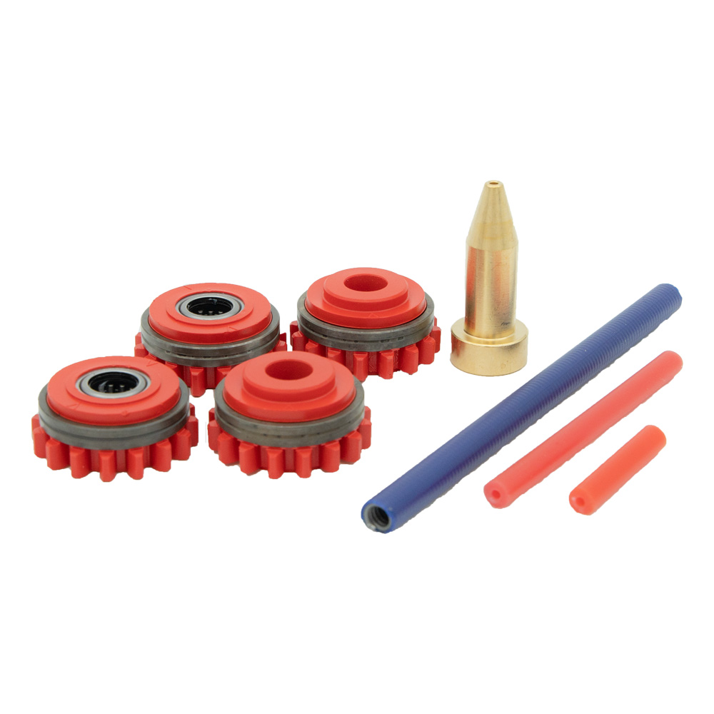 [F000230] Kemppi Feed Wheels + Guide Pipes SS,CU (FE) V1.0