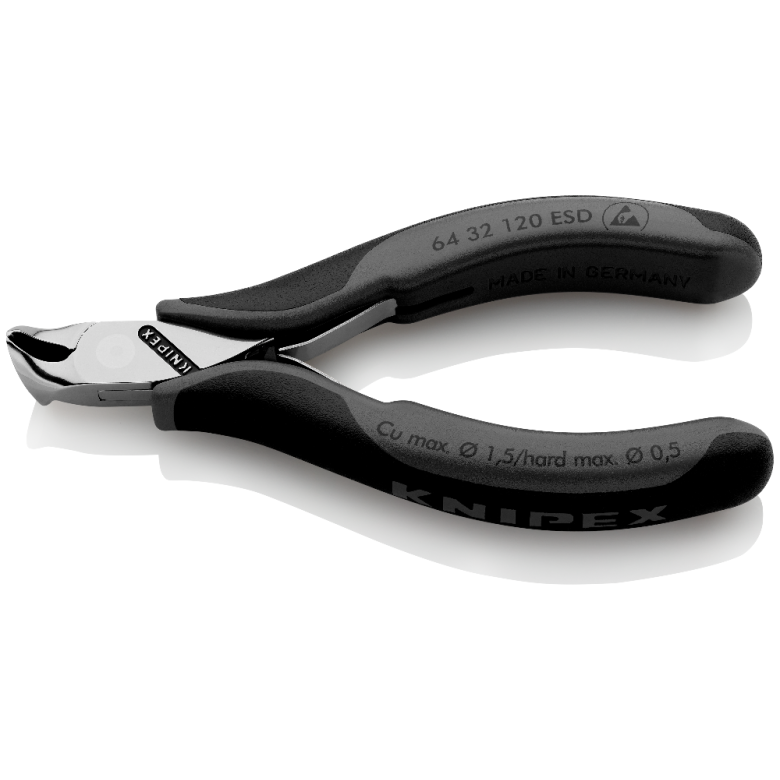 Knipex End cutter 120mm, Electronics, ESD, With a small bevel