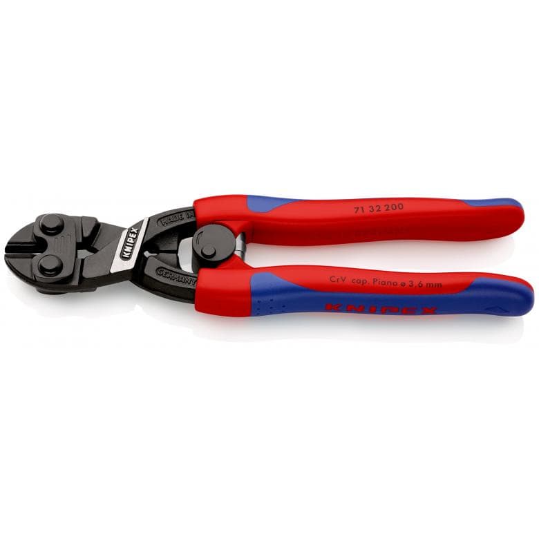 [7132-200] Knipex Power Cutter 200mm, With steel recess, 2-K Handle