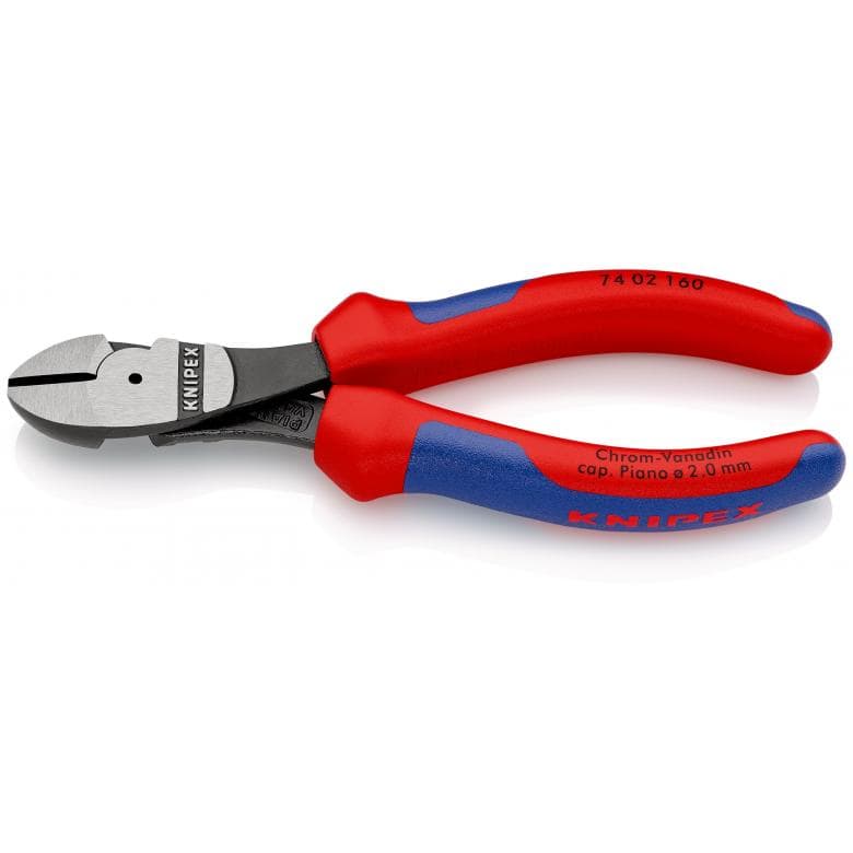 [7402-160] Knipex Voimasivuleikkuri 160mm, 2-K Kahva