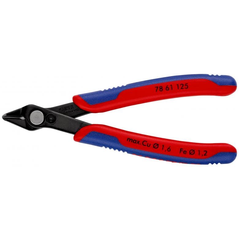 [7861-125] Knipex Side cutter, Electronics 125mm, Without bevel