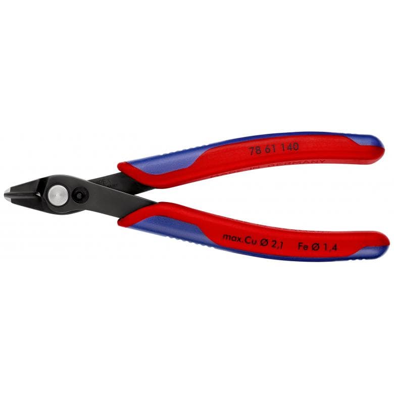 [7861-140] Knipex Side cutter, Electronics 140mm, Without bevel