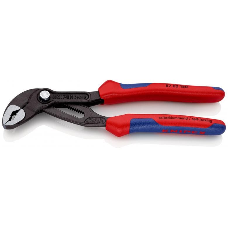 [8702-180] Knipex Jaw pliers 180mm, 2-K Handle