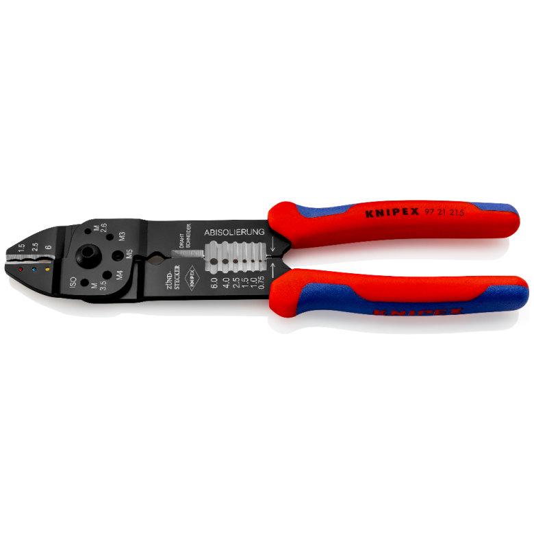 [9721-215] Knipex Abiko-Pihti 0.5-6.0mm², AWG 20-10, eristetyt