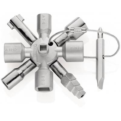 [001101] Knipex Electric cabinet key, 15-piece TwinKey