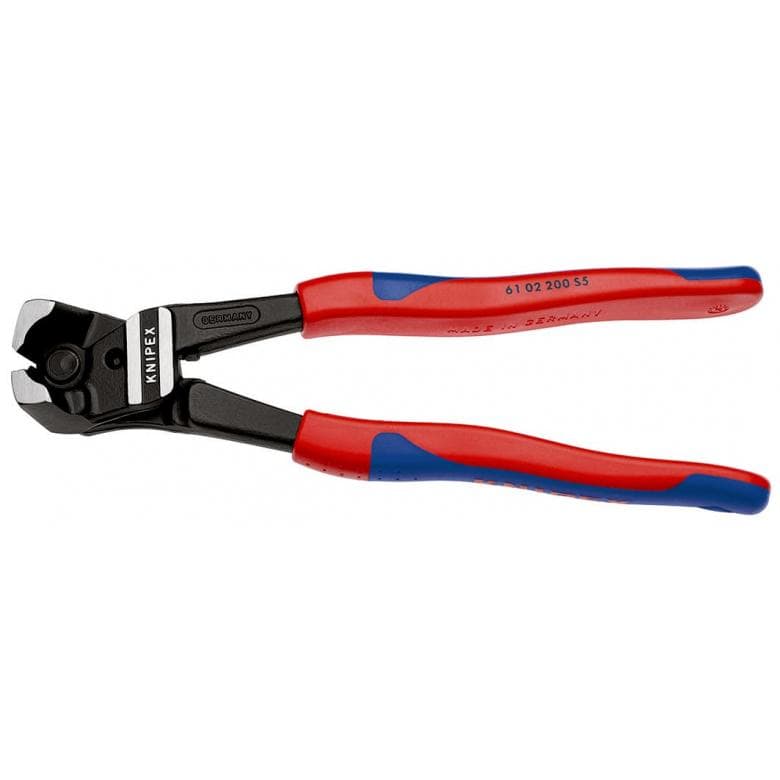 [6102-200] Knipex End cutter 200mm, 2-K Handle