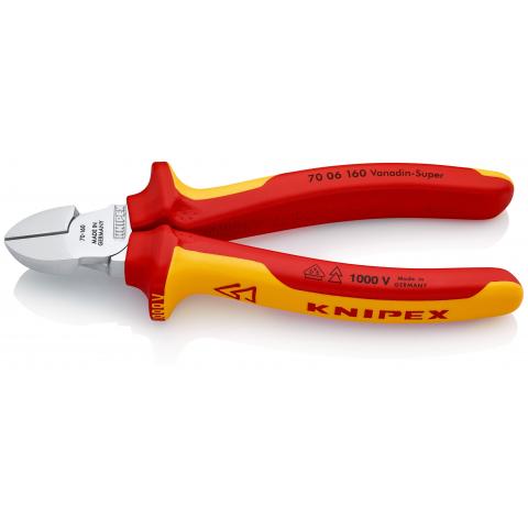 [7006-160] Knipex Side cutter 160mm, 1000V, VDE