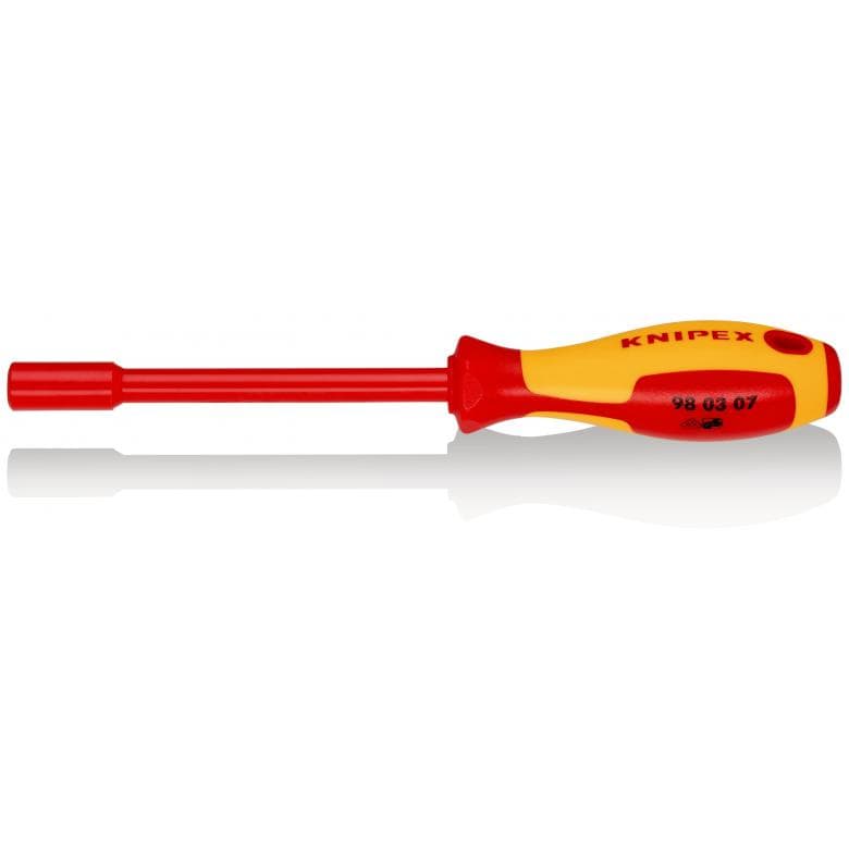 [9803-07] Knipex Socket screwdriver 7mm, 1000V, VDE