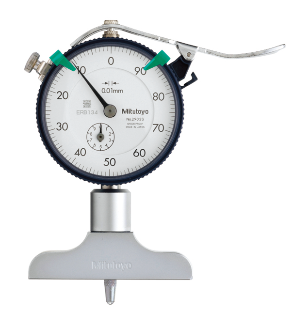 [7211] Mitutoyo Depth gauge 0-200mm, Bridge 63X16mm