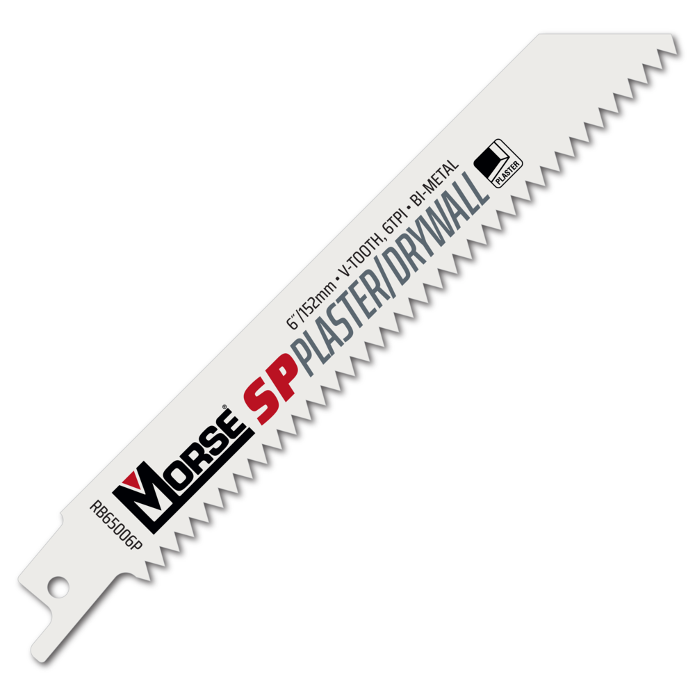 [400350] Morse Hacksaw blade 150mm 6 TPI, 5pcs/box, Drywall/wood/metal