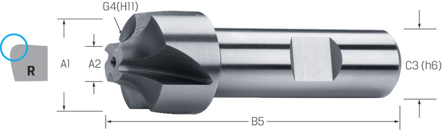 [169201-2.00] Premus Angle rounding mill R=2.0mm