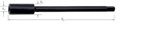 [138601-5.5] Pretec Kierretapin jatko 5,5mm DIN377