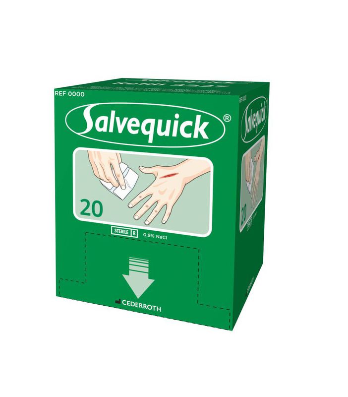 [323700] Salvequick Haavapyyhe 20kpl/pkt