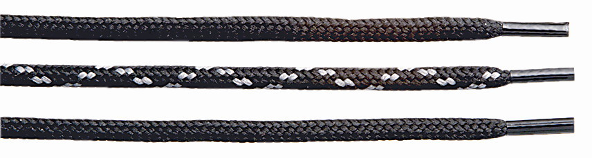 [00-99080-000-00M-42] Sievi Shoelaces 80 Black-42