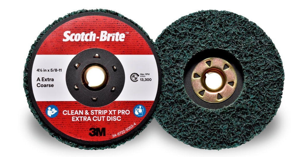 [51913] 3M 178mm Puhdistuslaikka XC-RD Pro Extra Cut, vihreä A XCRS
