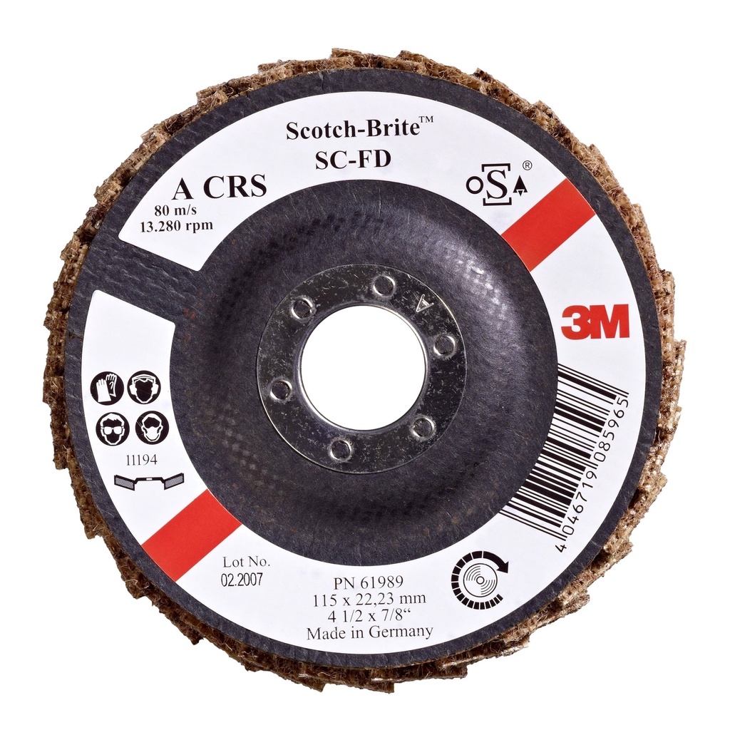 [61992] 3M 125mm SC-FD flap disc, A CRS