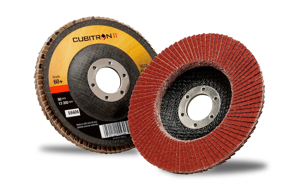 [65072] 3M 180mm Flap disc 967A, 40+, straight