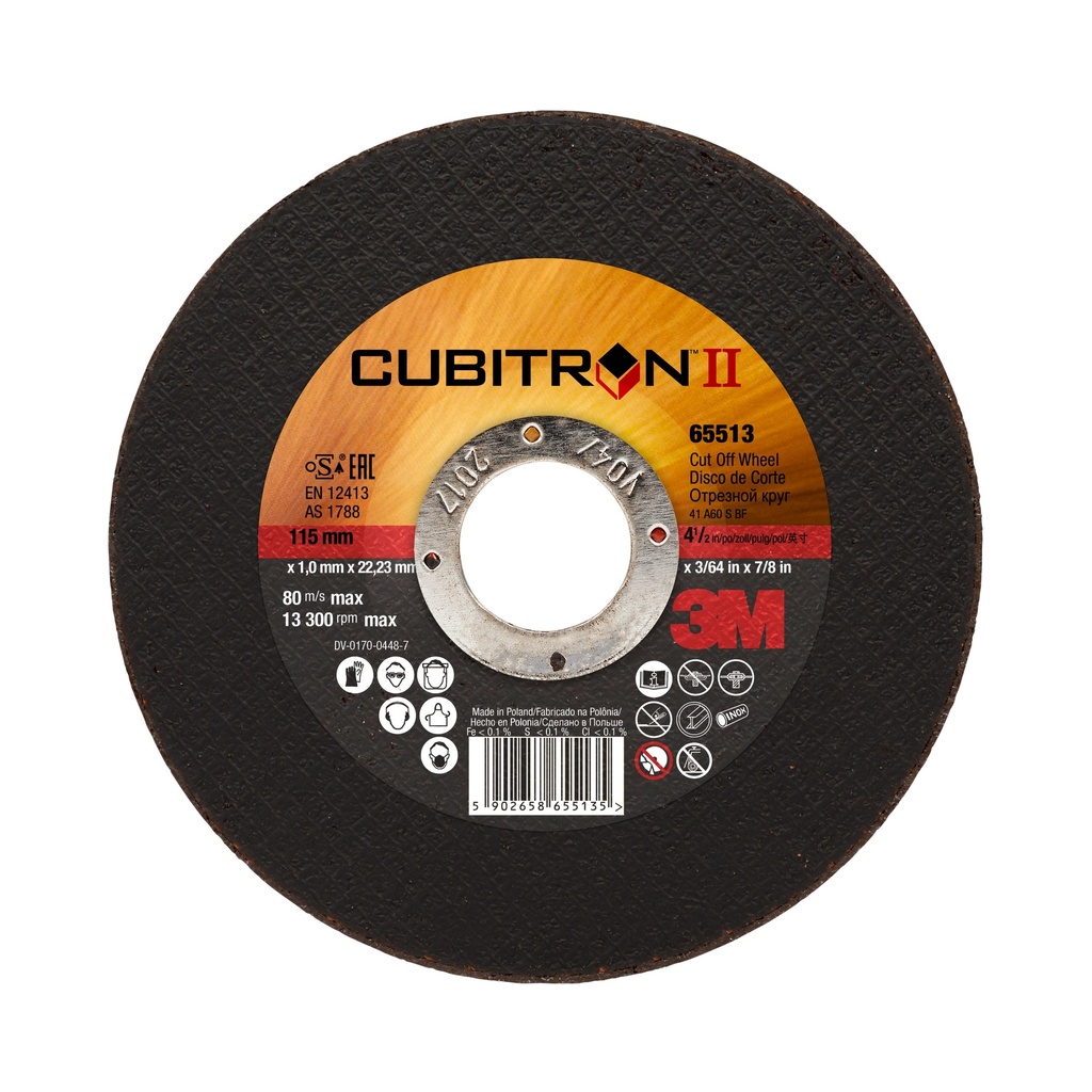 [65513] 3M 115x1.0mm Cutting disc Cubitron II