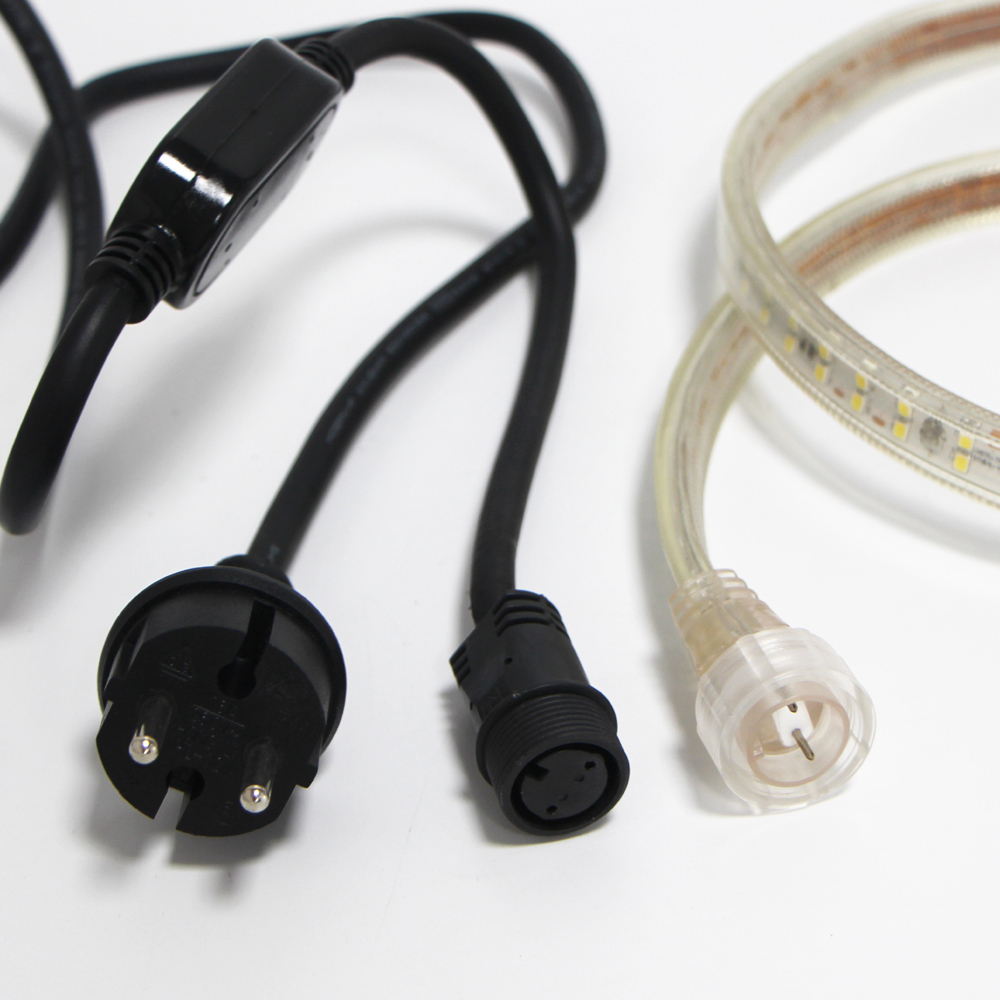 Tamo Virtajohto Pistokkeella Led-Valonauhoille 1.5m, 600W max. 50m IP44