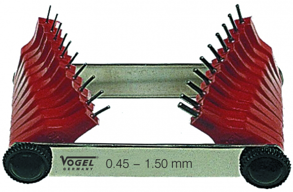 [472202] Vogel Hole gauge set 1.50-3.00mm 16 parts