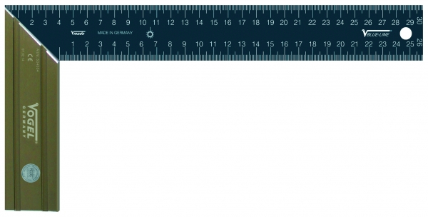 [504032-2] Vogel Try square 200mm, with measuring scale