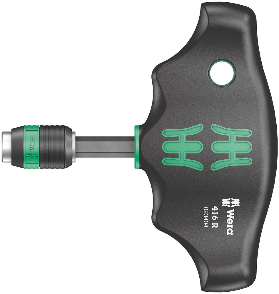 Wera 416 R T-kahva Rapidaptor -pidin, 1/4 x 45 mm