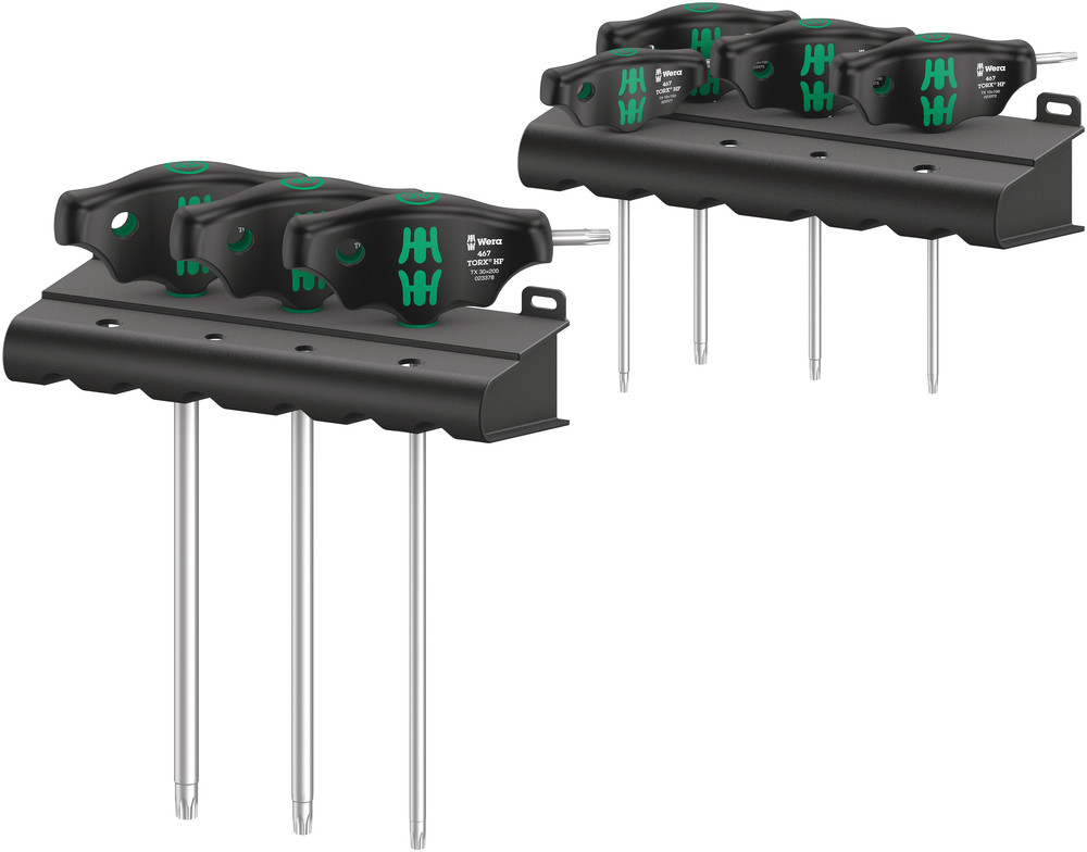 [05023452001] Wera 467/7 TORX HF Set 1 -ruuvitalttasarja, T-kahvalliset TORX ruuvitaltat, joissa pitotoiminto, 7 kappaletta