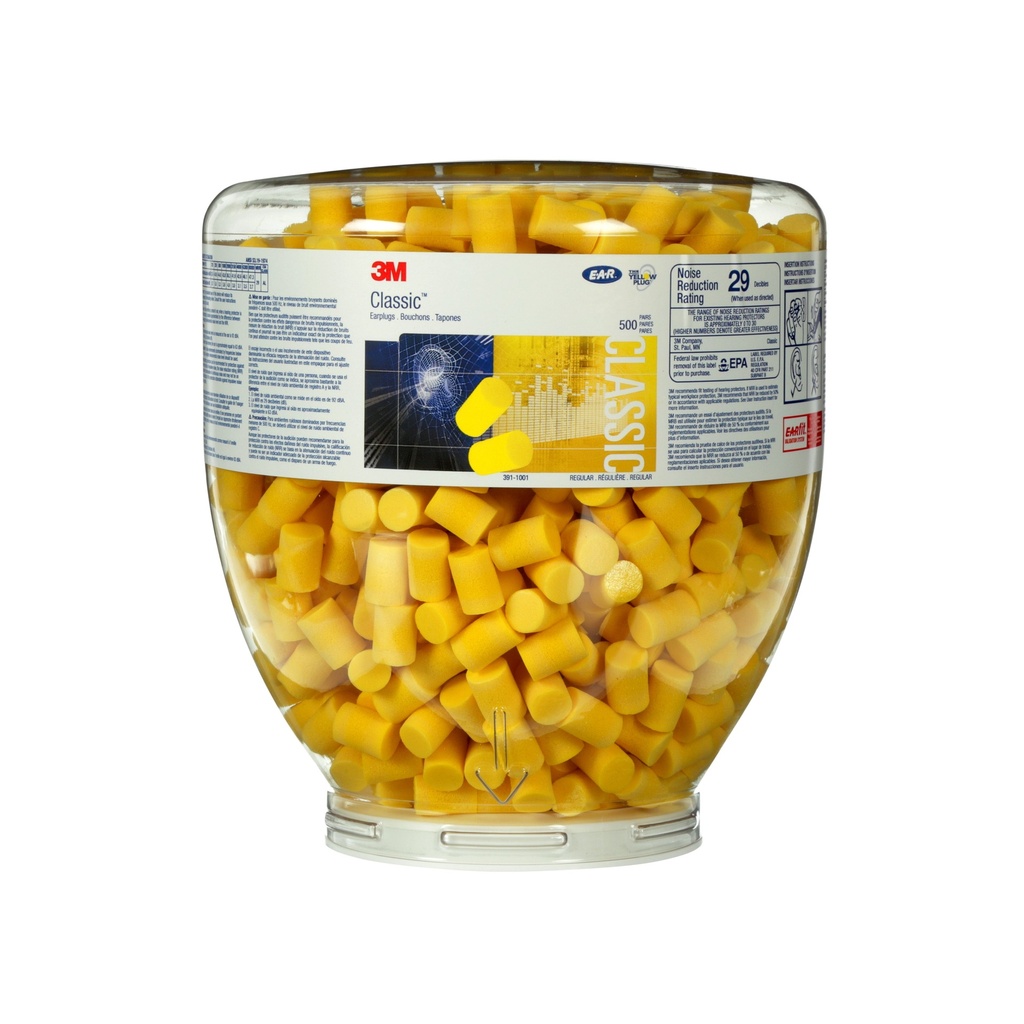 [PD-01-001] Ear Classic earplug filling container, 28dB, 500 pcs