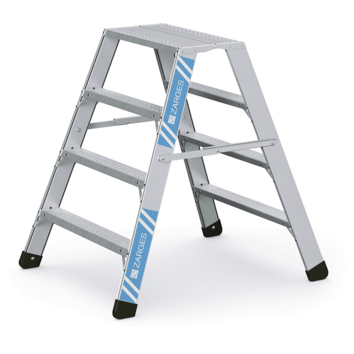 [40394] Zarges Work Stool Seventec RC BP, 2x4 steps, level 0.99 m