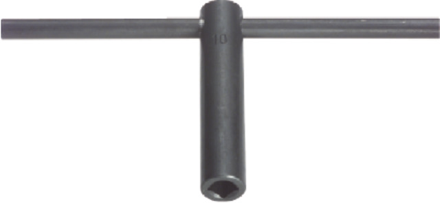 AMF Nelikulma-avain 9mm, Naaras, Din904, T-Kahva