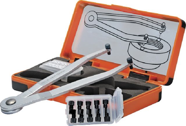 [50427] AMF 758S-8-100 Socket wrench set, 1.5 | 2 | 2.5 | 3 | 4 mm