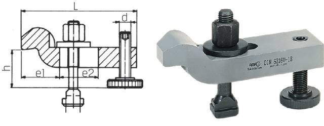 [71290] AMF 6316V FIXING IRON M12X14X100