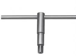 [42093] AMF Nelikulma-avain 17mm, Uros, Din905, T-Kahva