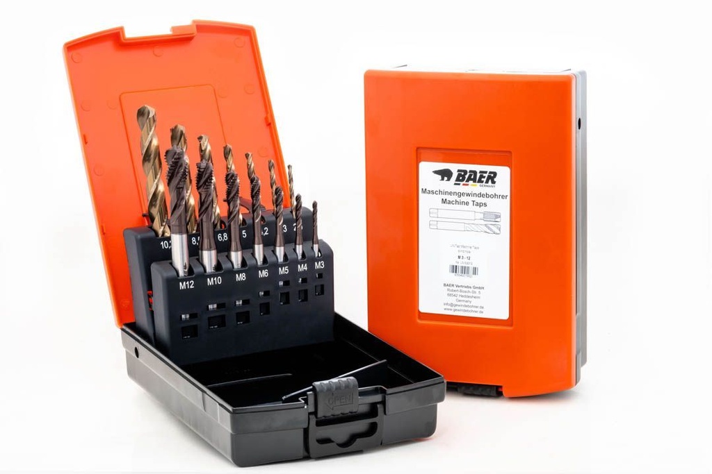 [UNISS312] Baer UNiTap HSSE-TiAlN pora/kierre srj M3-12 Pohja