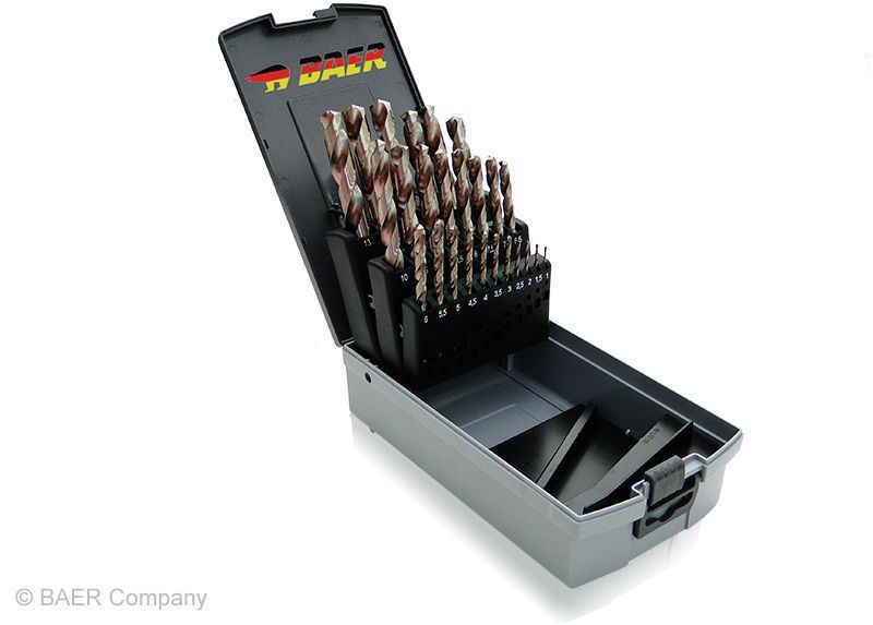 [BE1105] Baer HSSE Extreme drill set 1-10.5 mm