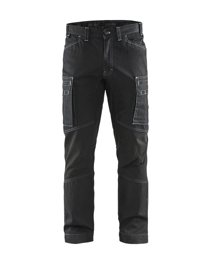 [145911429900 C44] Blåkläder 1459 Pants Denim Stretch (Black  , C44)