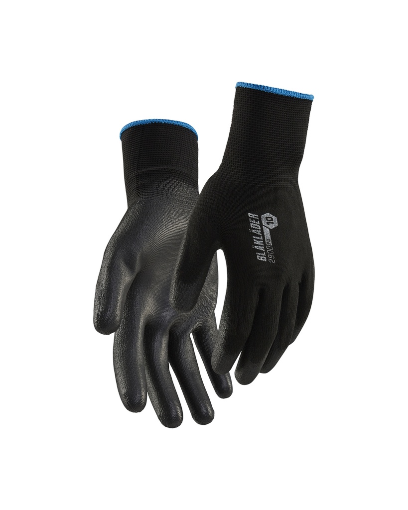 [290014539900 6] Blåkläder 2900 Work gloves, PU coated (Black  , 6)