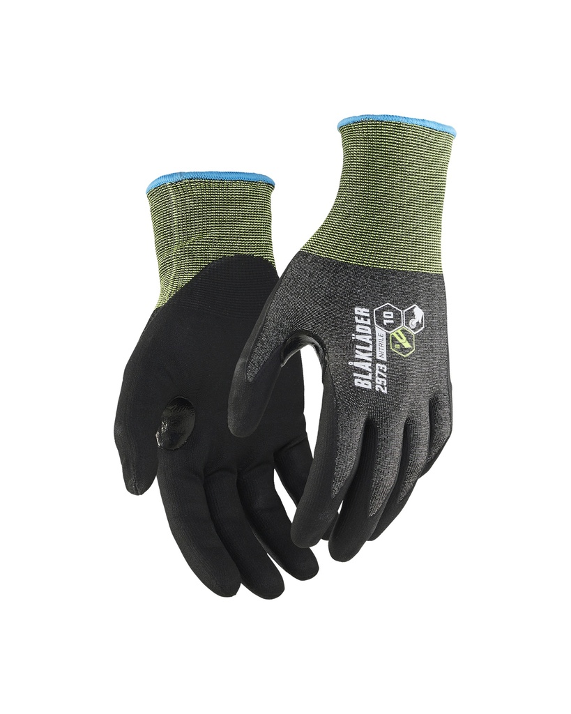 [297314709900 6] Blåkläder 2973 Cut protection gloves B, Nitrile coated (6)