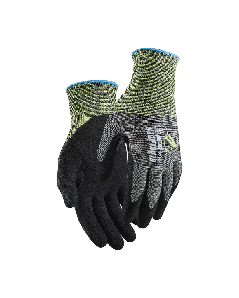 [297414719900 6] Blåkläder 2974 Cut protection gloves B, Nitrile coated (6)