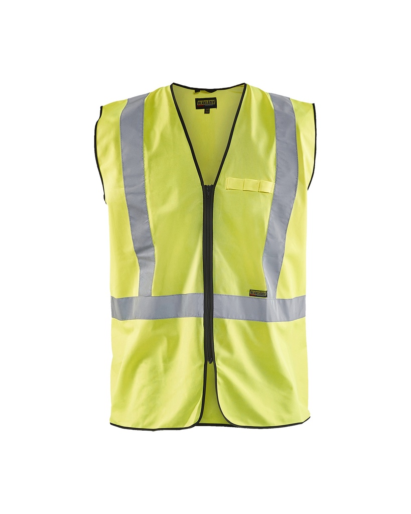 [302910223300 S/M] Blåkläder 3029 Highvis liivi (Huomio keltainen, S/M)