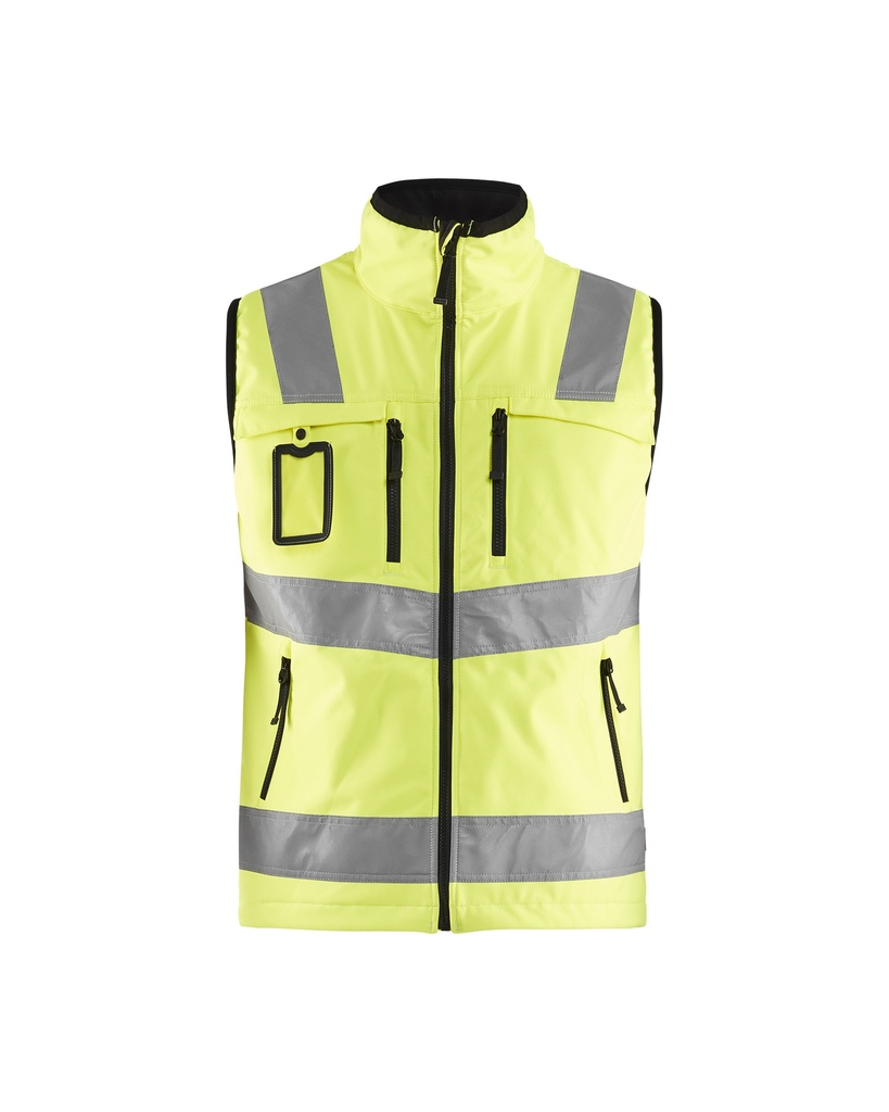 [304925173300 XS] Blåkläder 3049 Highvis softshell liivi (Huomio keltainen, XS)
