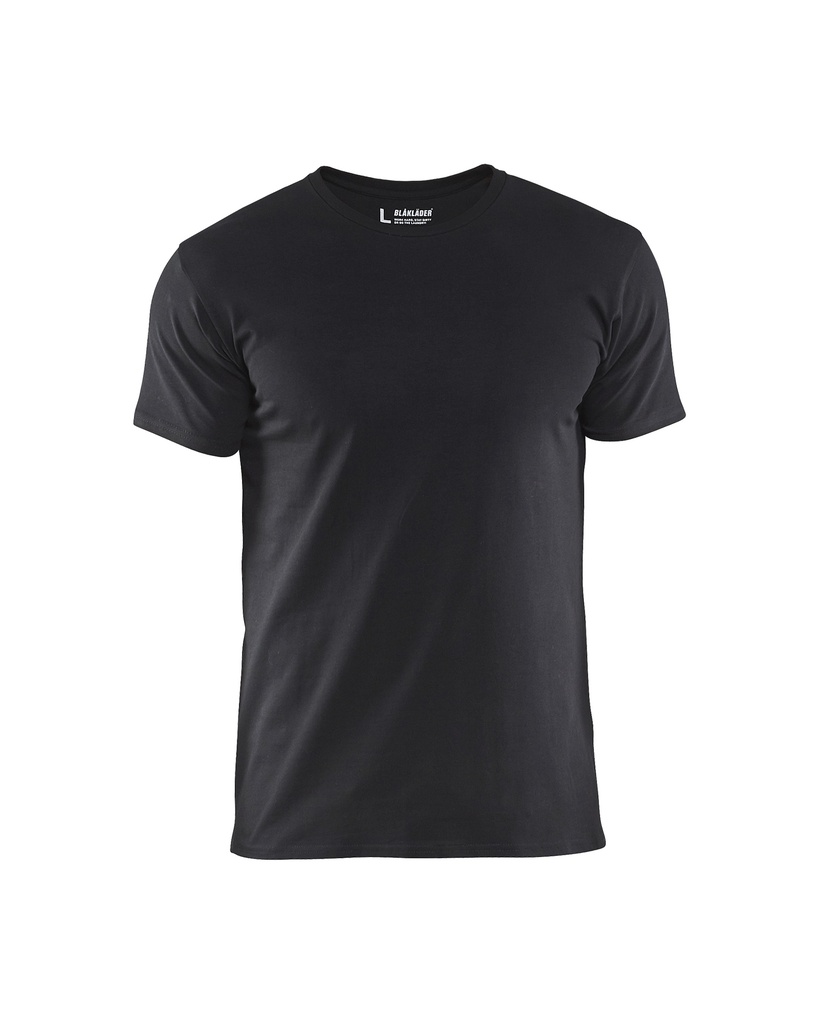 [353310299900 XS] Blåkläder 3533-1029 T-paita slim fit (Musta, XS)