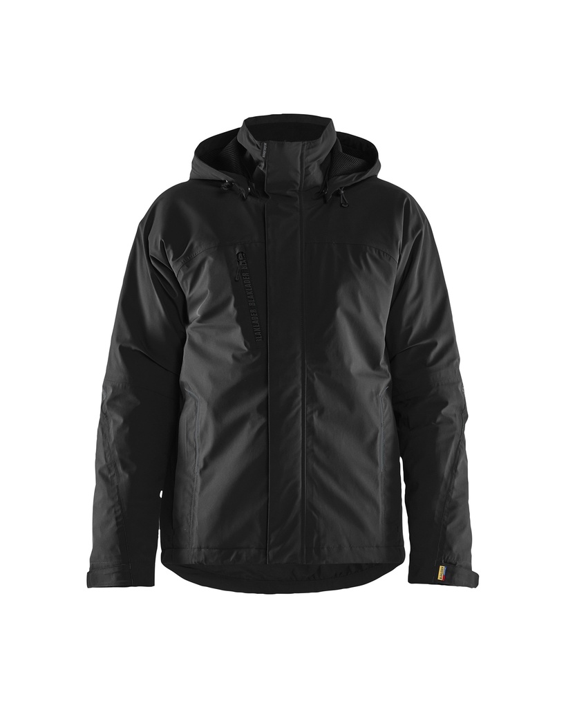 [448419179999 XS] Blåkläder 4484 Light winter jacket 4-way stretch (Black  , XS)