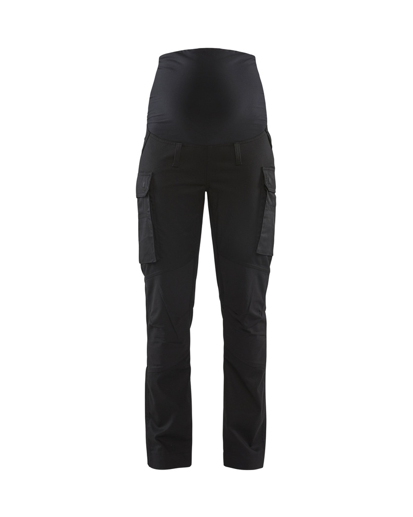 [710118309900 XS] Blåkläder 7101 Maternity pants Stretch (Black  , XS)