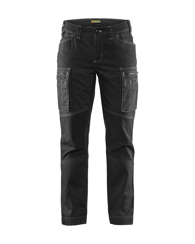 [715911429900 C30] Blåkläder 7159-1142 Women's trousers Stretch (Black  , C30)